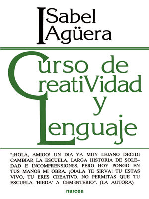 cover image of Curso de creatividad y lenguaje